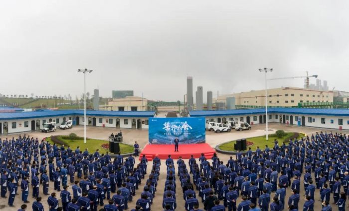 誓师大会现场