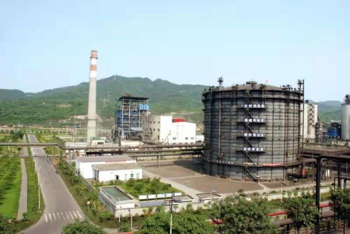 5万m3煤气回收柜和50MW发电机组