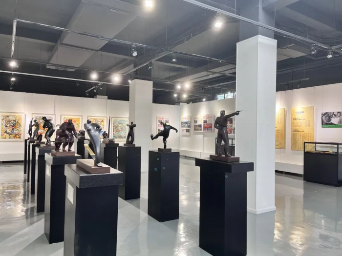 体育健儿比赛“雕塑”作品展
