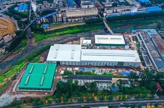 航拍项目建设图
