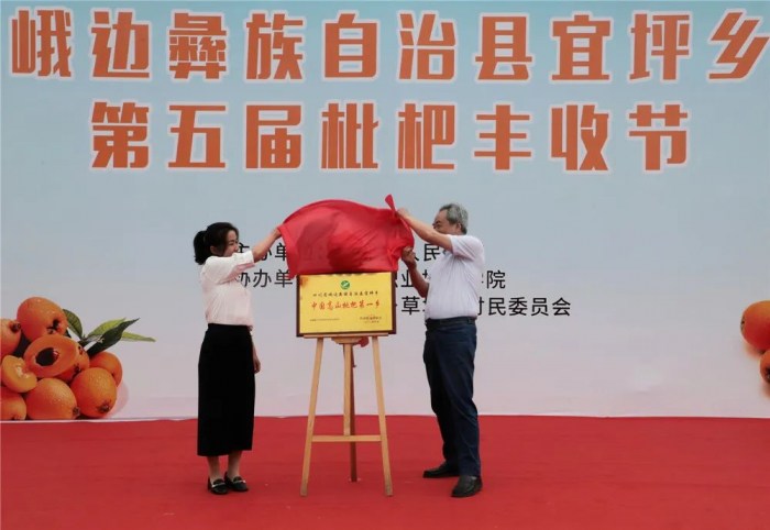 “中国高山枇杷第一乡”揭牌仪式