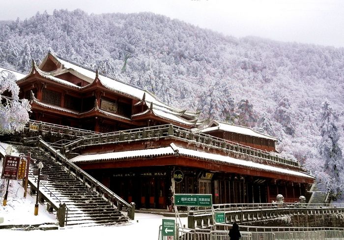 古刹雪秀_看图王