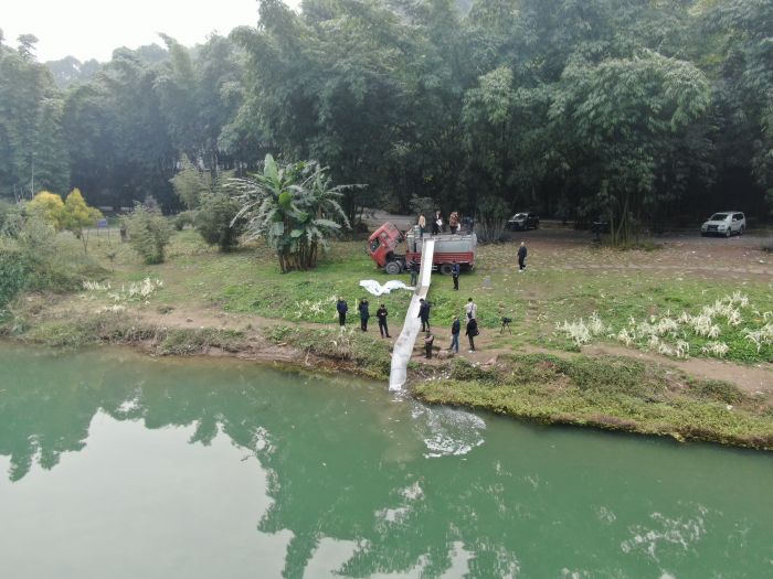 增殖放流现场1