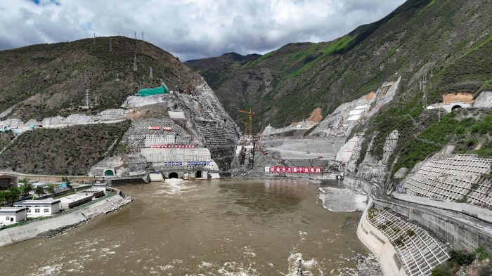 7金川水电站建设现场