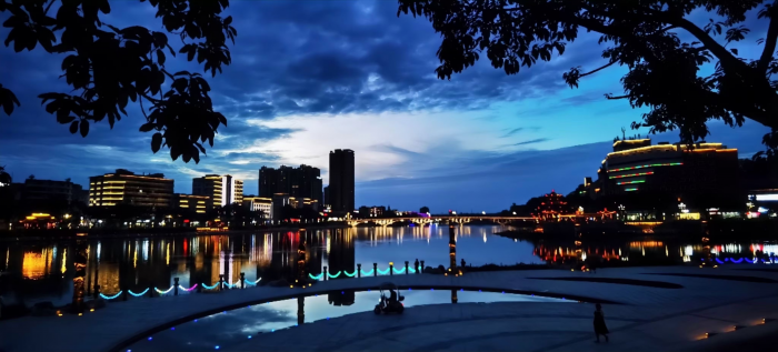 五通桥区美丽夜景