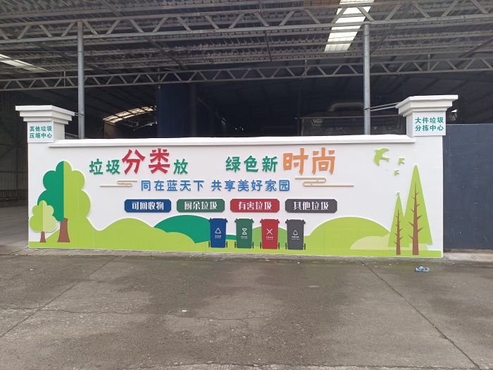 垃圾分类主题宣传墙 (1)