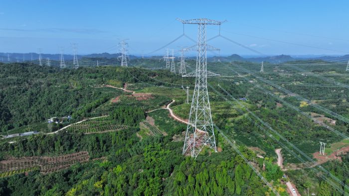 川渝1000千伏特高压交流工程井研段线路