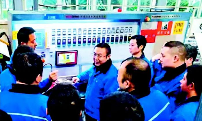 尚纬股份“工匠学院”车间现场技术技能交流