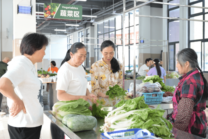 市场内蔬菜区