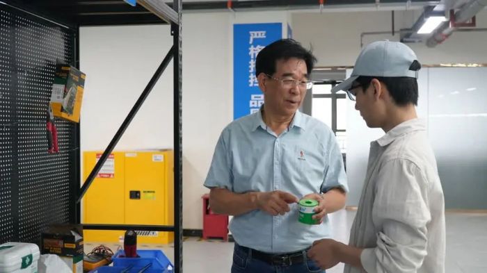 人才“传帮带”现场