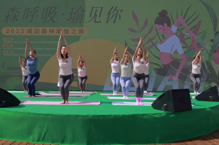 启动仪式现场瑜伽表演1